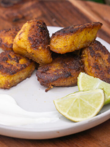 spiced plantains limes