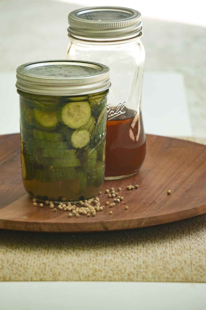 pickles and tarragon vinegar